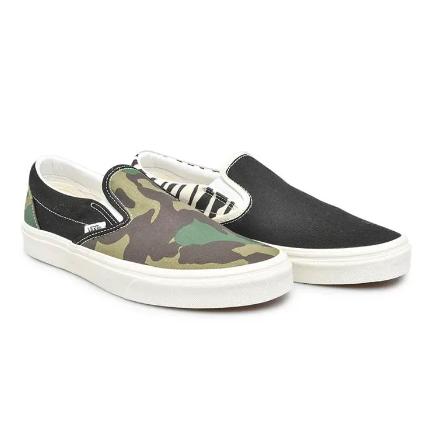 VANS SLIP ON MISMATCH - ZEBRA/CAMO