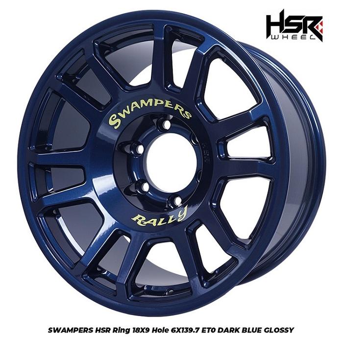 Velg Mobil Pajero Fortuner SWAMPERS HSR R18/RING 18 MATT DARK BLUE