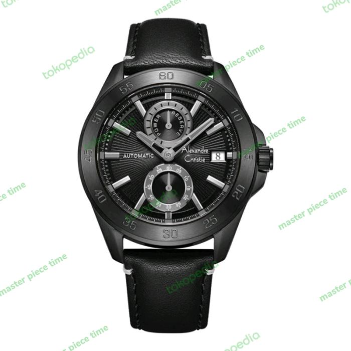 Jam Tangan Alexandre Christie Pria AC 3045MA AC 3045 Black Original