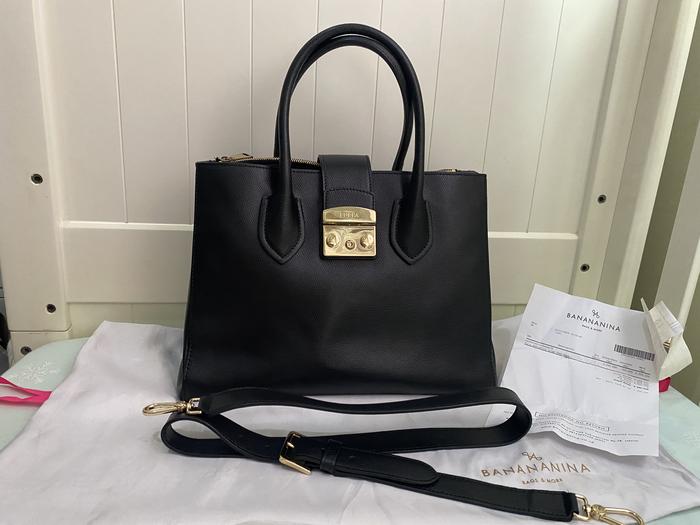 Preloved Furla Metropolis Large Tote bag Onyx