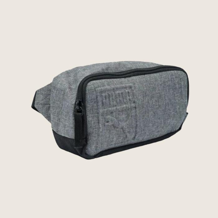 Tas Waistbag Puma 3D Logo Embossed Original selempang pinggang gray