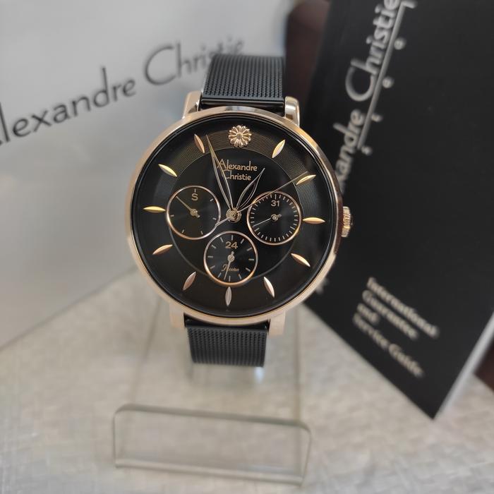 Jam Tangan Wanita ORIGINAL Alexandre Christie Ac 2959 BF Stainless