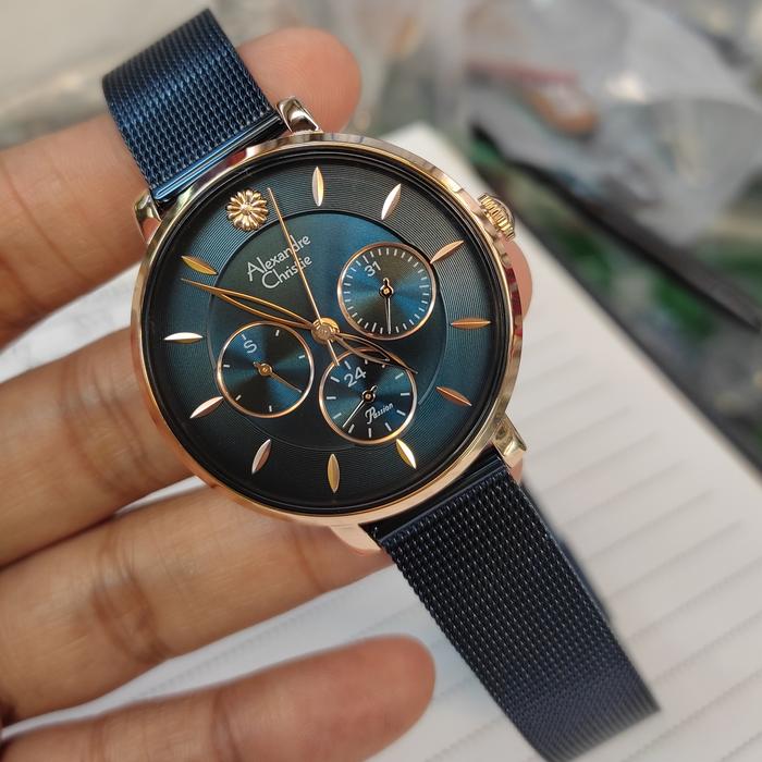 jam Tangan Wanita ORIGINAL Alexandre Christie Ac 2959 BF St Steel