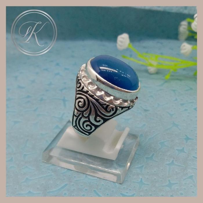 Cincin Emban Pria Perak custom ukiran Silver 925