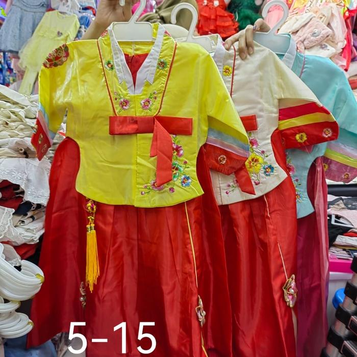 hanbok Korea anak perempuan / kostum korea anak / hanbok anak