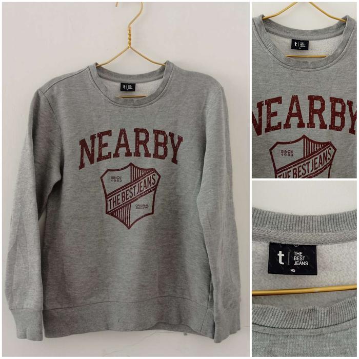 Crewneck cn tebal nearby the best jeans pl