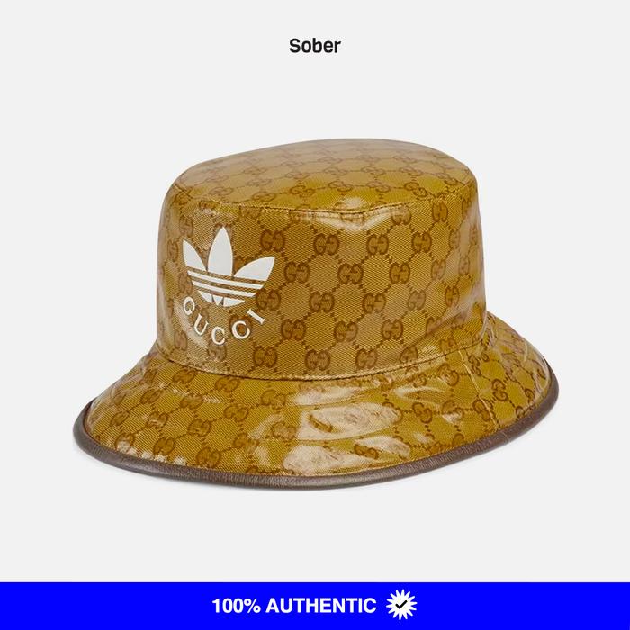 Gucci x adidas Bucket Hat Brown