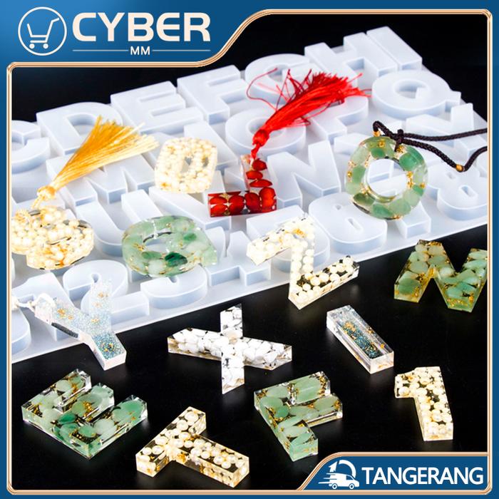 Cetakan Resin Silikon Cetakan Resin Epoxy Alfabet Bahasa Inggris