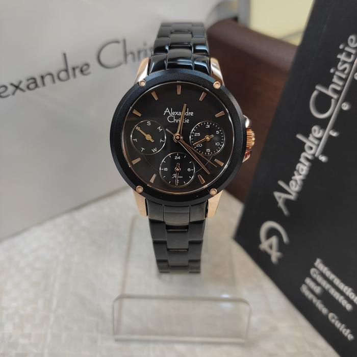 Jam Tangan Wanita ORIGINAL Alexandre Christie Ac 2A16 BF All Steel
