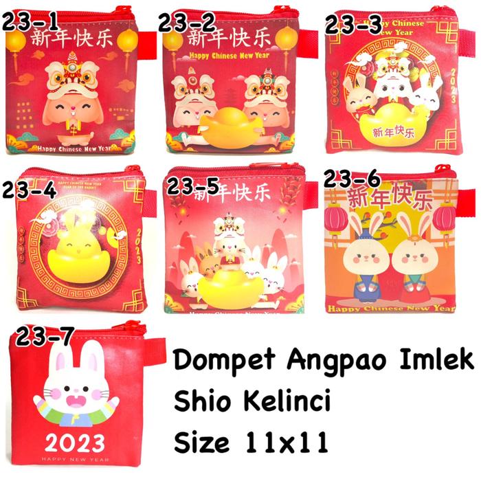 DOMPET KOTAK IMLEK Tahun 2023 Shio Kelinci Angpao Chinese New Year