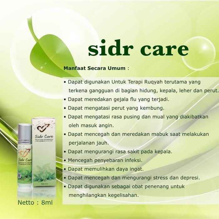 sidr care rehab hati (minyak aroma terapi)