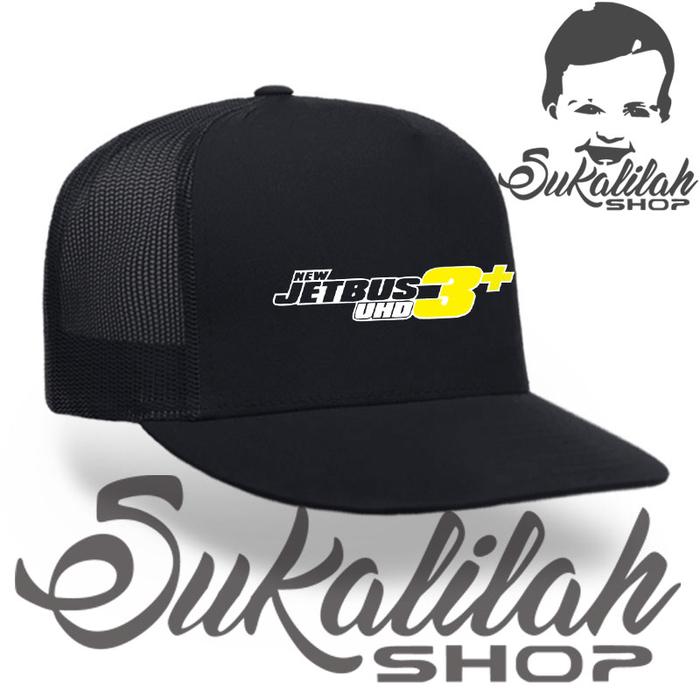 Topi pria trucker jaring all size new jetbus 3 uhd