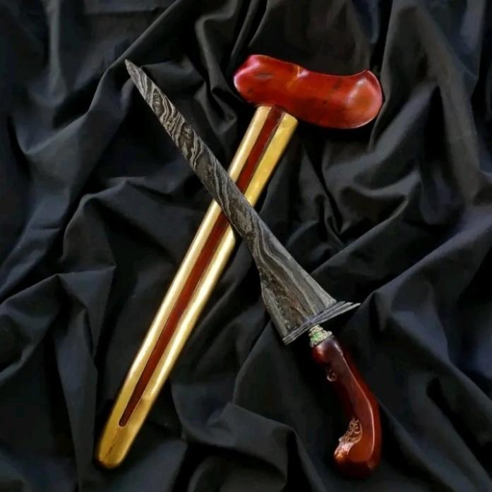 Keris Kebo Lajer Pamor Buntel Mayit Tangguh Majapait Kuno