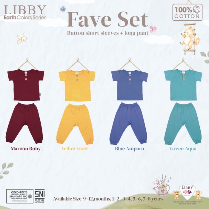 Setelan Libby Polos Earth Series