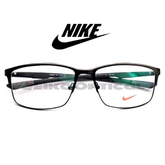 Frame Kacamata Pria Titanium Nike NK7793S57 Col.03 Gun Smoke Elegan