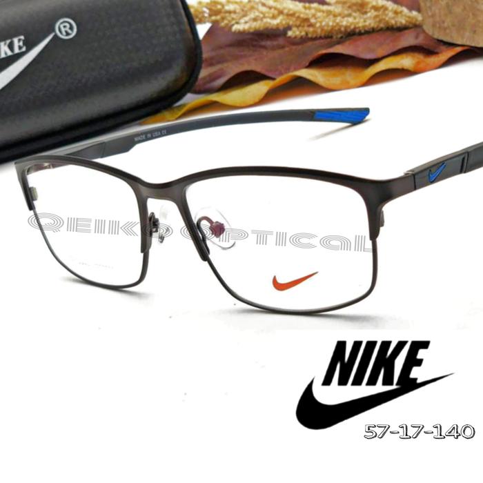Frame Kacamata Pria Titanium Nike NK7793S57 Col.03-1 Black/B Elegan