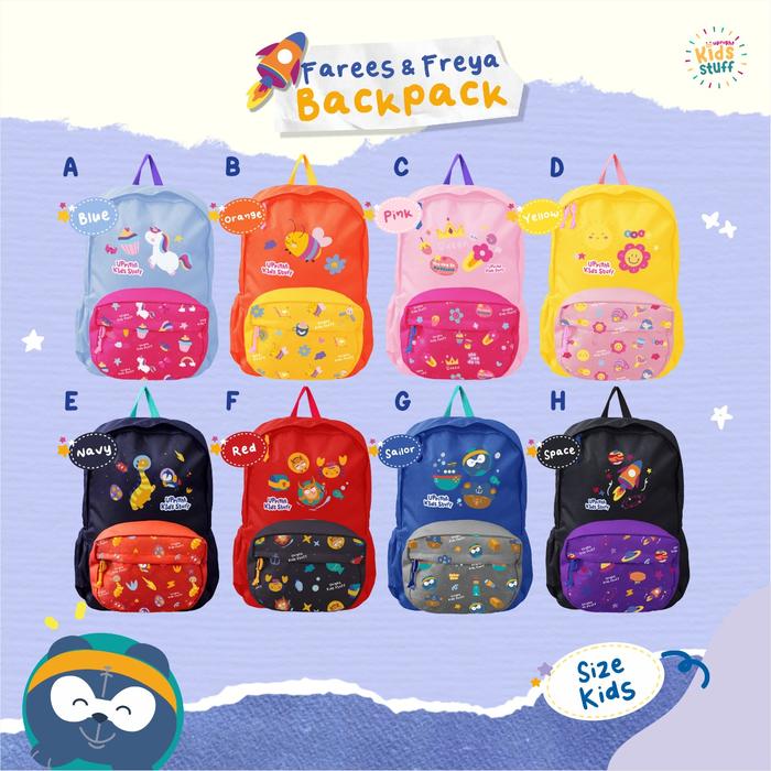 Farees dan Freya Backpack by Upright