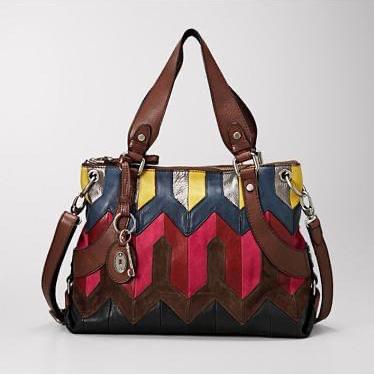 Fossil Maddox Conv Patchwork