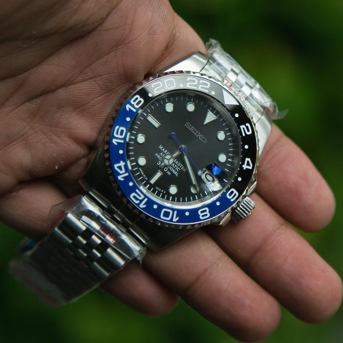 Seiko mod batman gmt submariner nh35 4r36 not skx007 skx turtle sumo