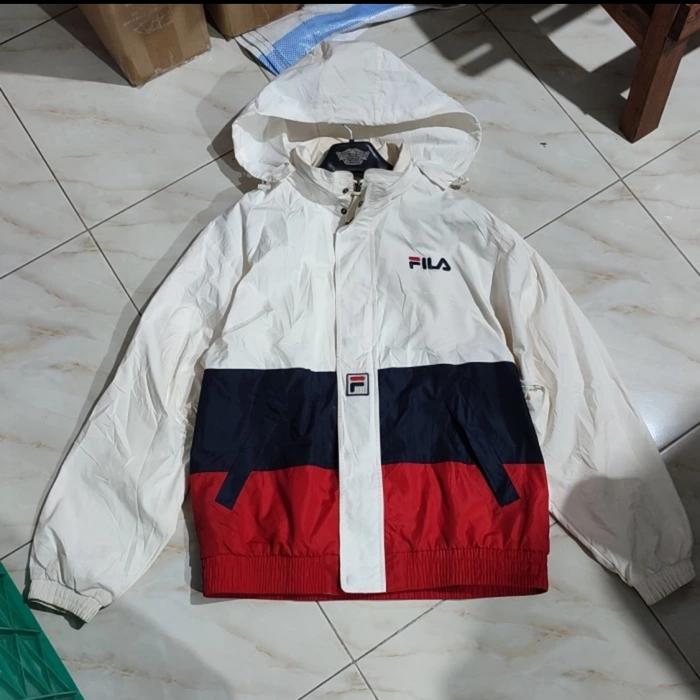Jaket Fila Colour Block Vintage Second