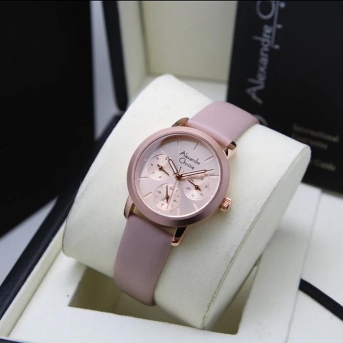 ALEXANDRE CHRISTIE SC 2A25 ROSEGOLD PEACH AC2A25 WANITA ORIGINAL