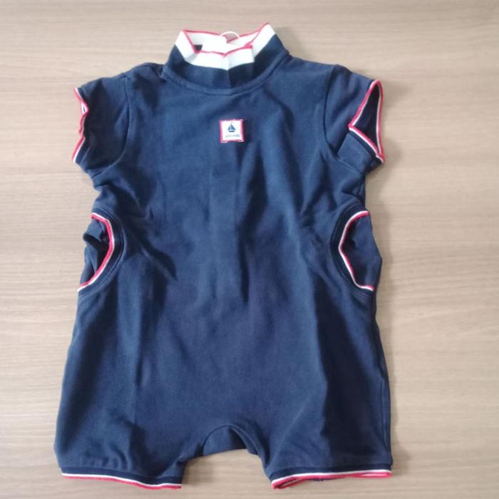 Preloved Boys Romper Navy Jacadi 6months