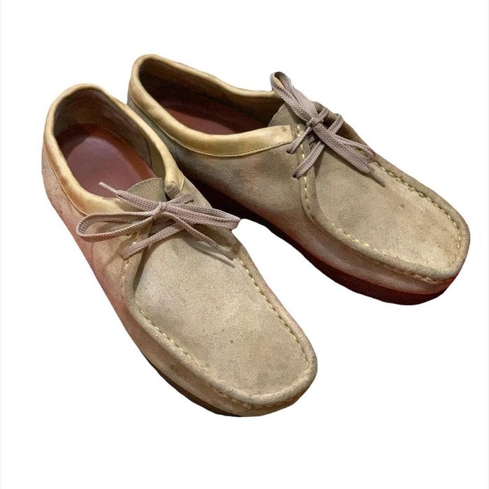 clarks wallabee maple suede