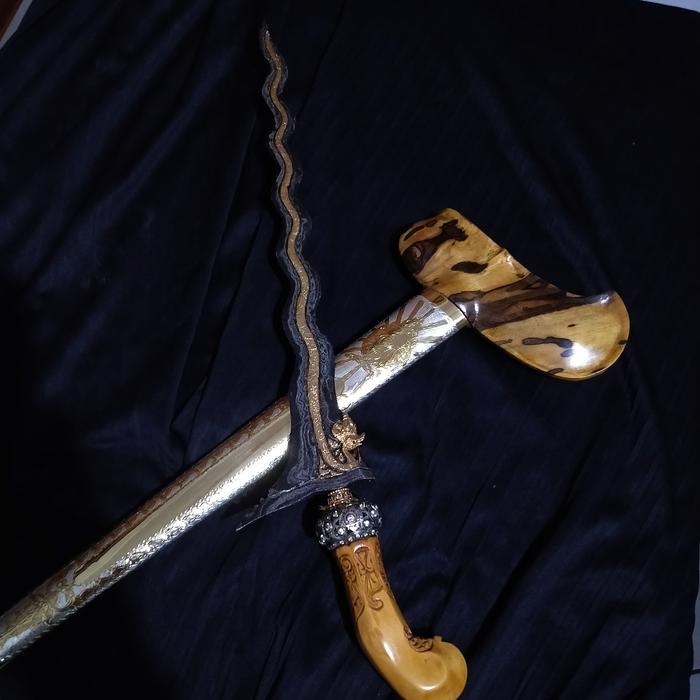 Keris Nogo Sosro Kinatah Kamarogan Luk 13 Gagah