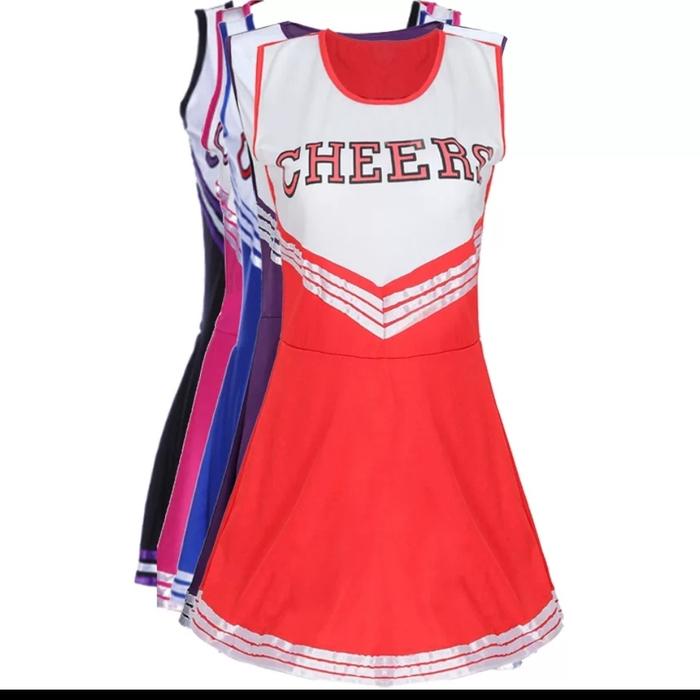 CHEERLEADER FANCY DRESS OUTFIT HIGH SCHOOL MUSICAL