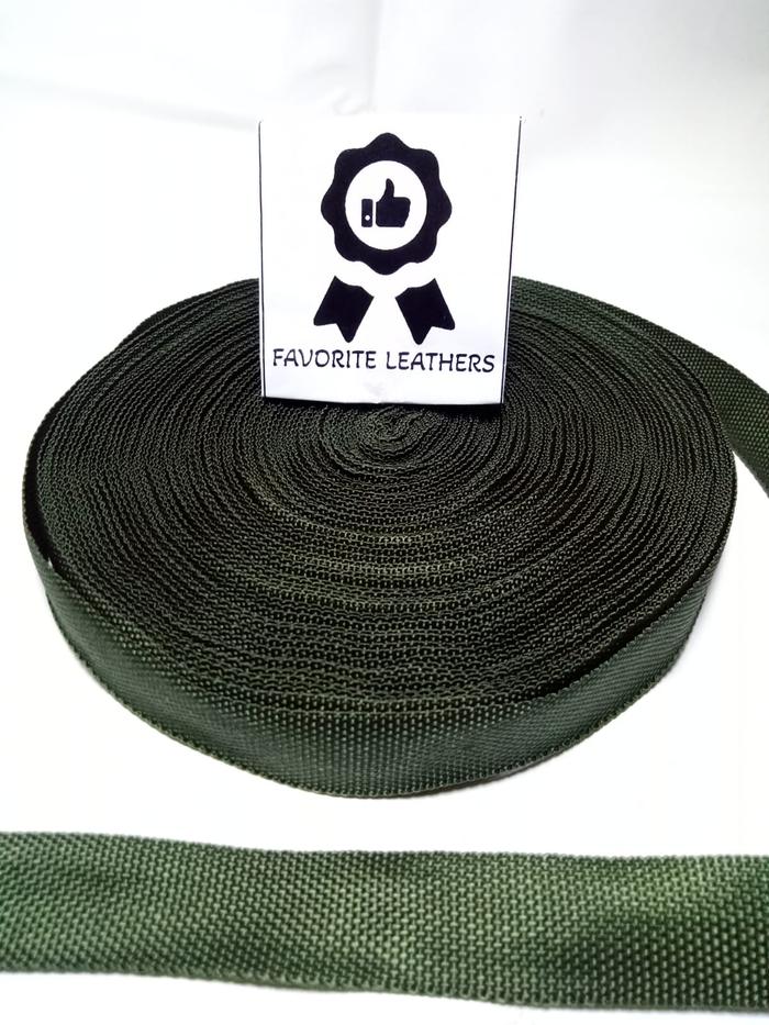 Tali Webbing Bisban Tas PL Lebar 2 cm ISI 45M PL 20 MM TNI/ARMY