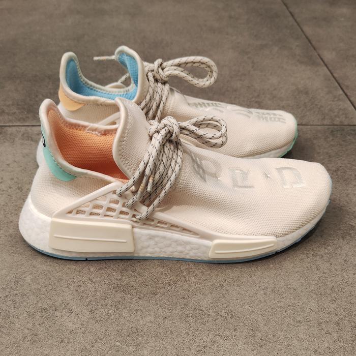 Adidas NMD Hu Pharrell NERD Chalk White Original