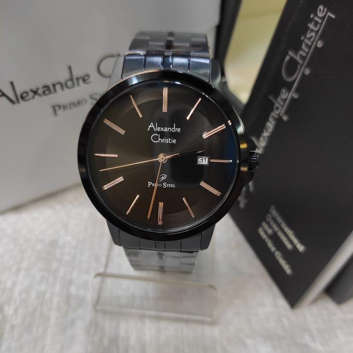 Jam PRIA ORIGINAL Alexandre Christie Ac 1036 MD Stainless Steel
