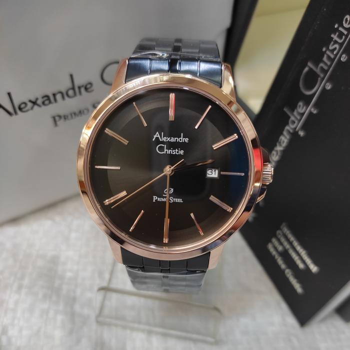 Jam PRIA ORIGINAL Alexandre Christie Ac 1036 MD All stainless