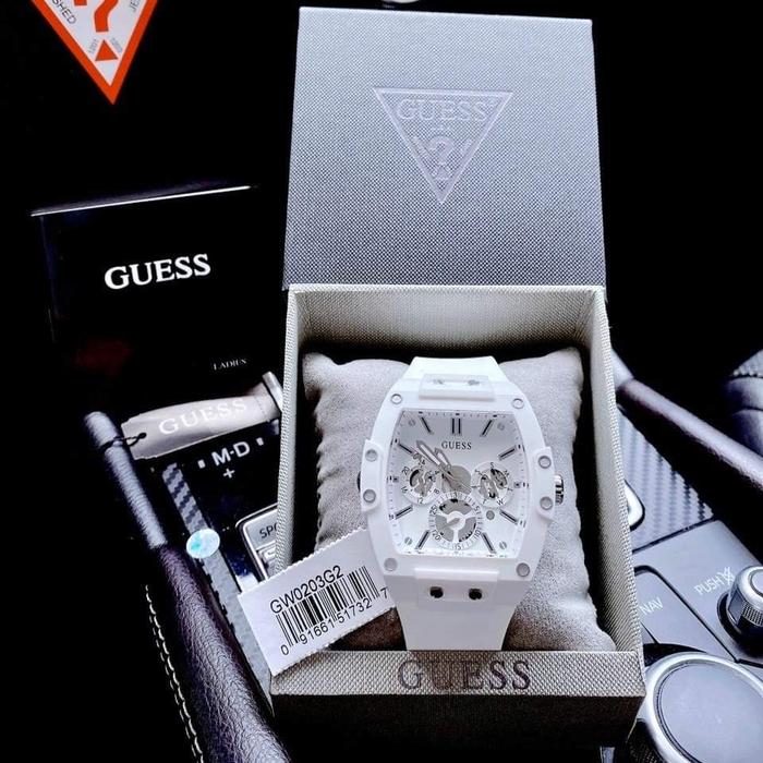 Arloji26 Jam Tangan Pria Guess Gw0203G2 Original Set Box