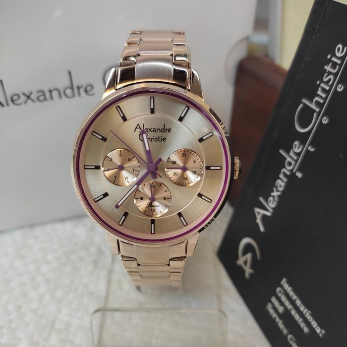 Jam Wanita ORIGINAL Alexandre Christie Ac 2927 BF All Stainless