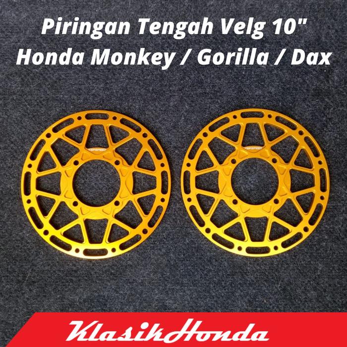 Piringan Tengah Velg 10" Honda Monkey / Gorilla / Dax / Chaly