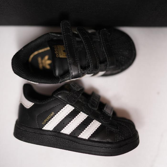 Adidas Superstar Kids Original Black Shoes Second Preloved ASLI