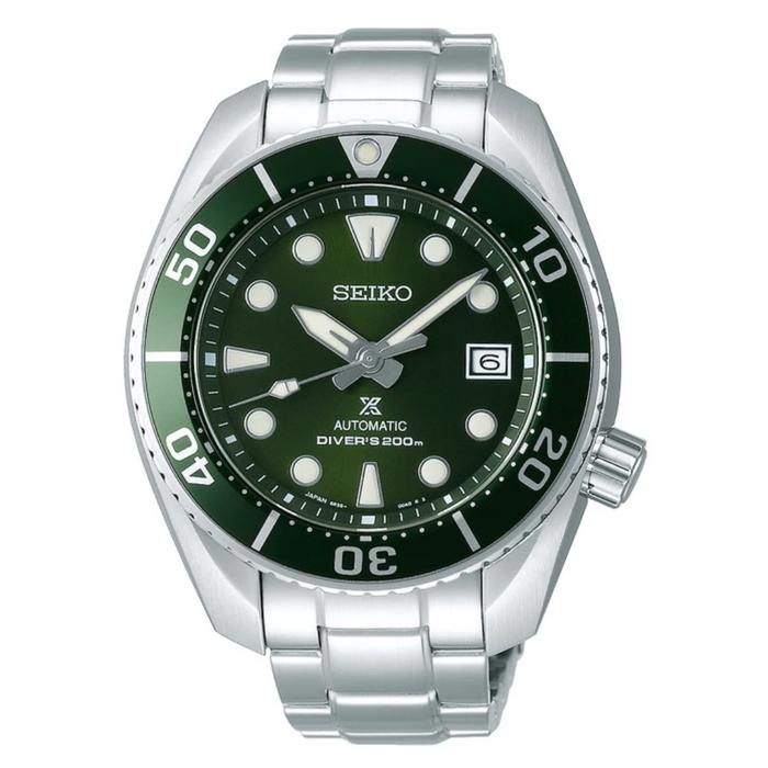 jam tangan pria original SEIKO GREEN SUMO SPB103J1 DIVER 200M