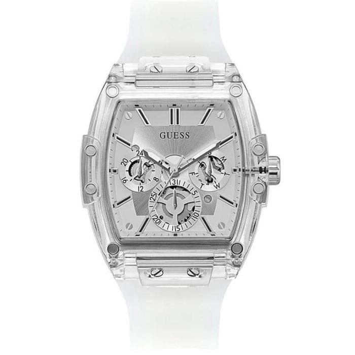 Arloji26 Jam Tangan Pria Guess Gw0203G1 Rubber Original