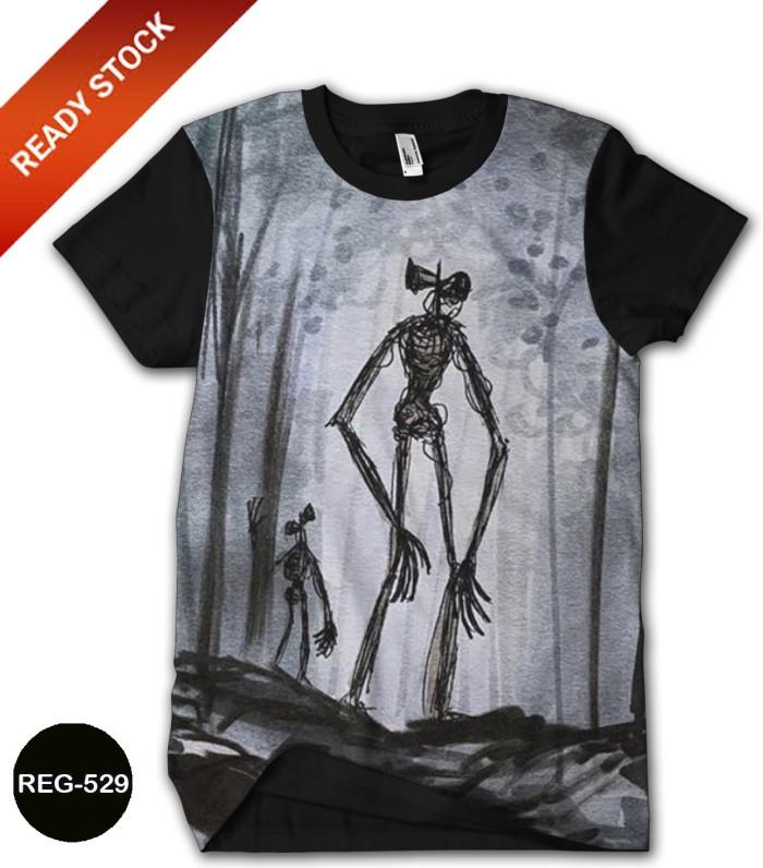 Kaos Siren Head 3D DEWASA Baju Siren Head Terlaris #REG-529
