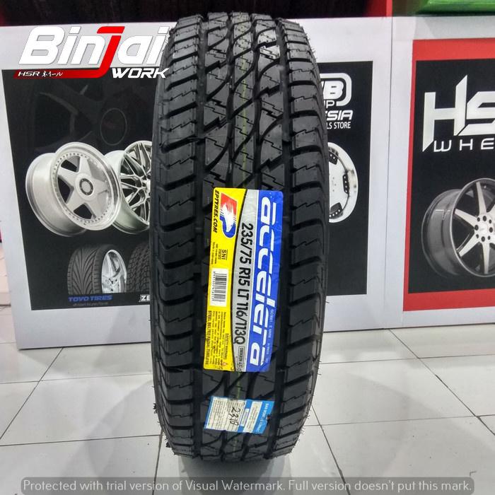 BAN MOBIL TUBLES TERMURAH ACCELERA OMIKRON A/T 235 75 R15 BUKAN DUNLOP
