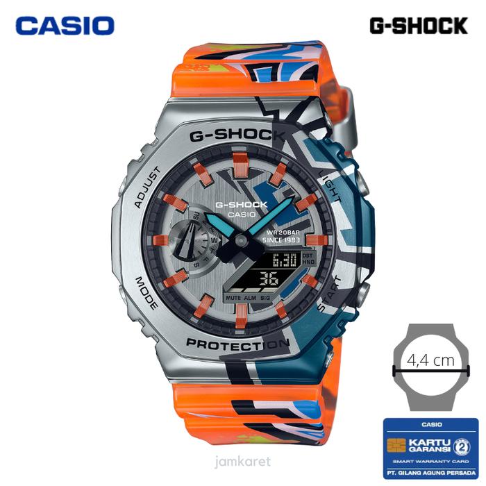 JAM TANGAN PRIA CASIO G-SHOCK GM-2100SS-1A ORIGINAL - GSHOCK GM2100SS