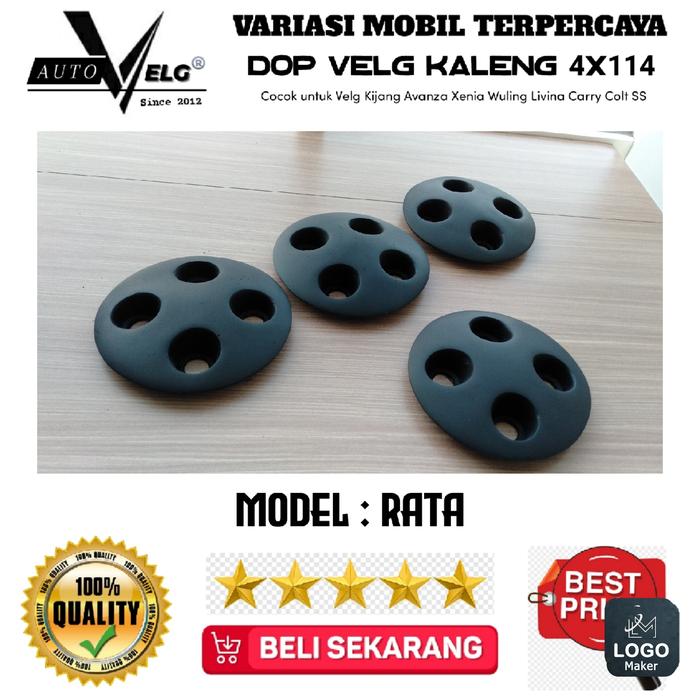 Dop tutup velg kaleng pcd lubang 4x114 Ring 13 Ring 14 Ring 15 Ring 16 Ring 17 Oemlook Retro Avanza 