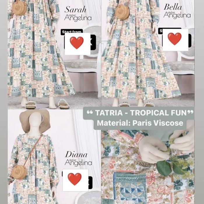 Sarah dress by Atelier angelina - Bella smokeyflo black M