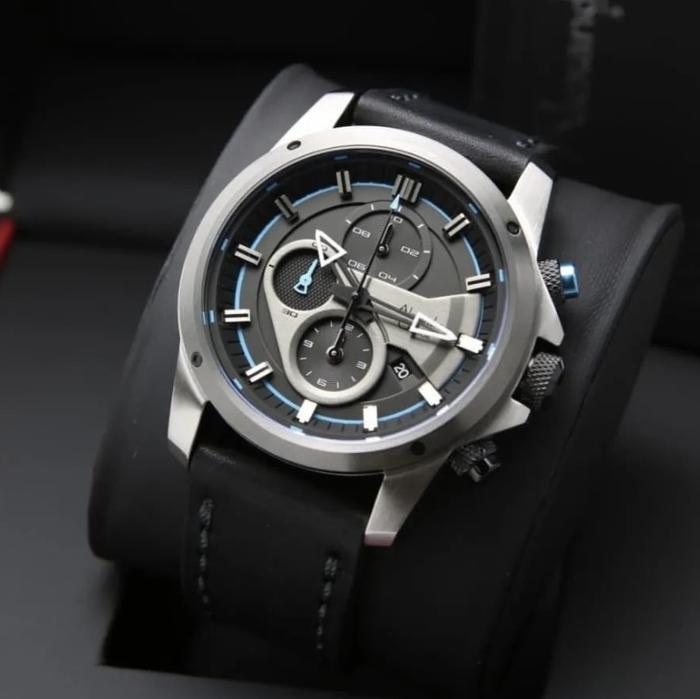 Alexandre Christie 6593 Man Silver Blue