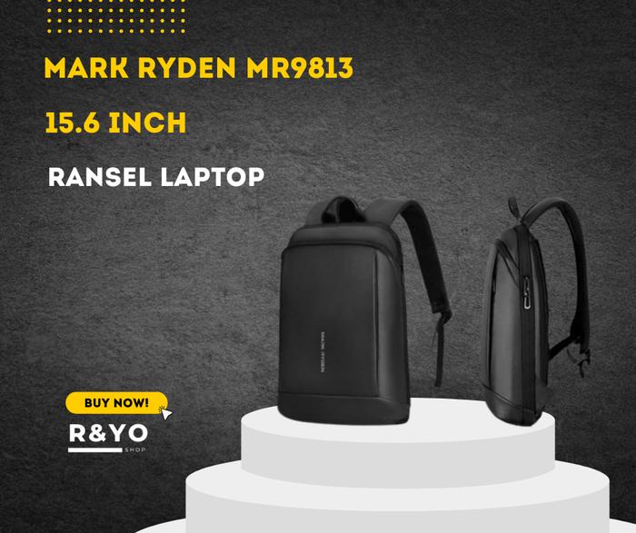MARK RYDEN MR9813 Backpack Slim Bag Tas Ransel Laptop Tipis 15.6 Inch