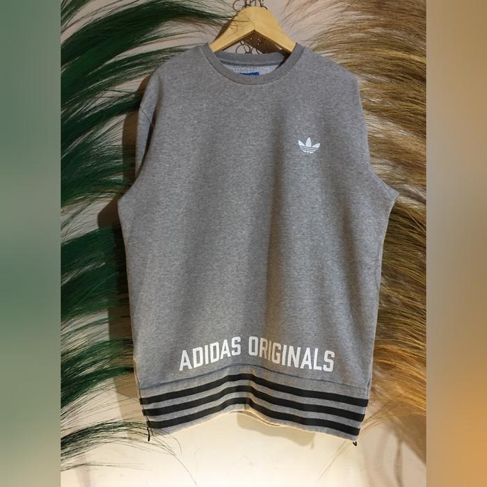 Sweater Crewneck Adidas 3 Stripes Abu
