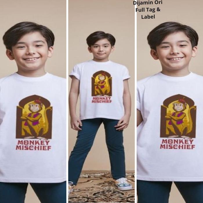 Kaos Anak Disney Monkey Mischief Original
