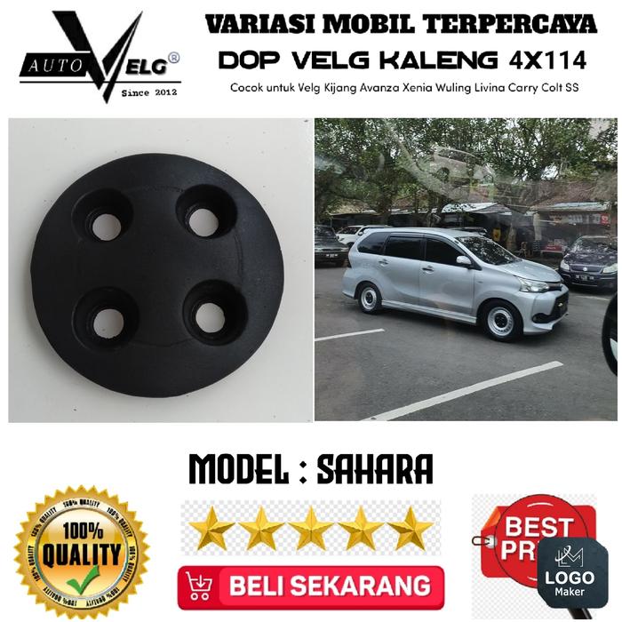 center dop velg kaleng 4x114 sahara