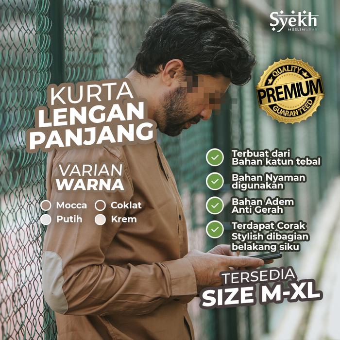 baju kemeja koko muslim pria syekh muslim wear